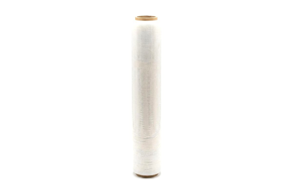 Rollo de film estirable para sujetar la manta sobre el mueble